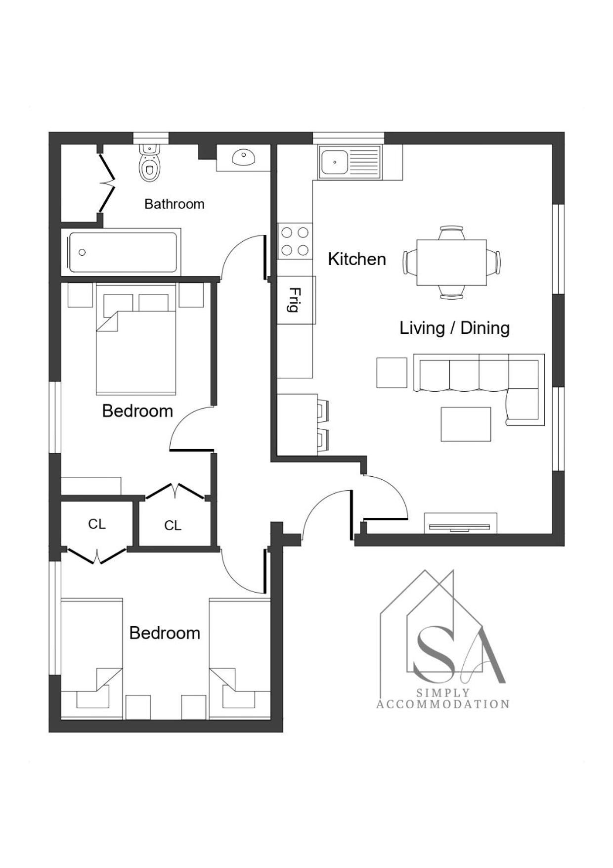 Spacious 2Br Flat - 2 Free Parking Spaces - Near Lgw Airport Crawley  Exterior photo